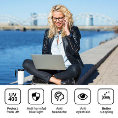 Okany gafas comparación tamaño para entender proporciones