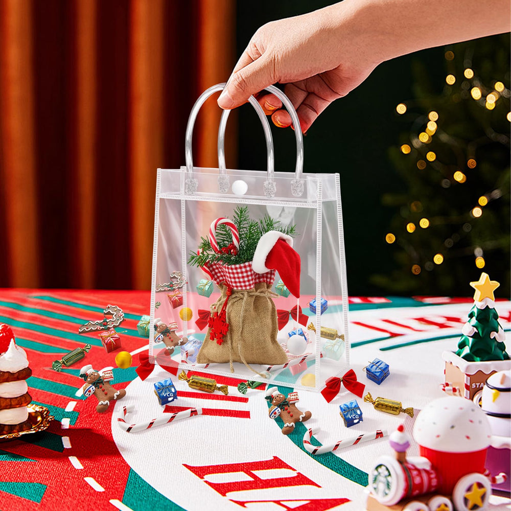 Okxiri set de 15 bolsas desplegadas en mesa para eventos y ventas