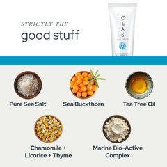 OLAS persona cepillando dientes con el producto para limpieza diaria