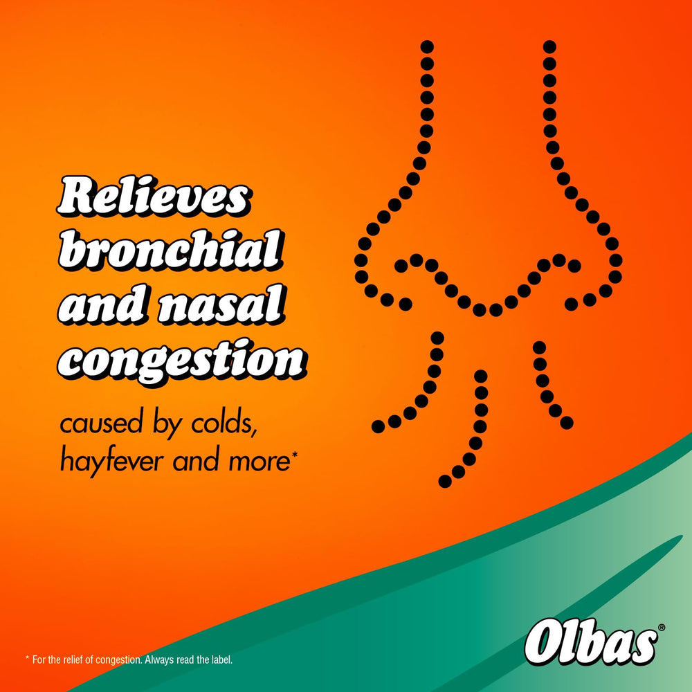 Olbas gotero con gota visible para dosificación precisa y segura