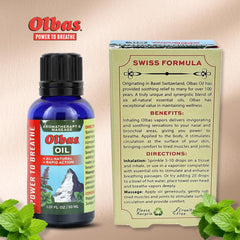 Olbas etiqueta con lista de ingredientes para confianza y transparencia
