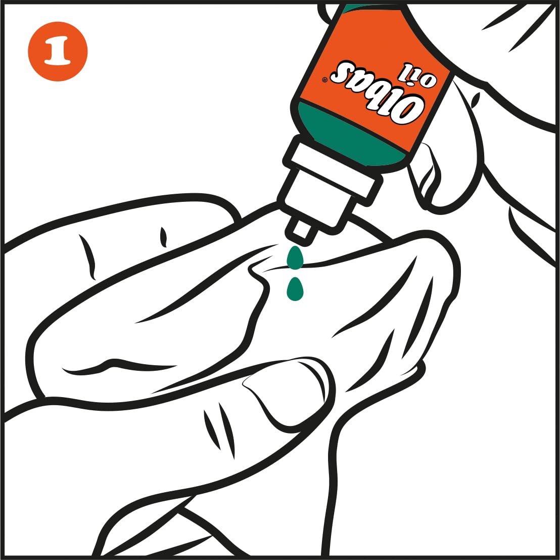 Inhalación con Olbas y vapor caliente demostrando uso eficaz