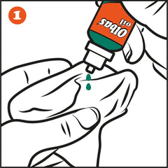 Inhalación con Olbas y vapor caliente demostrando uso eficaz