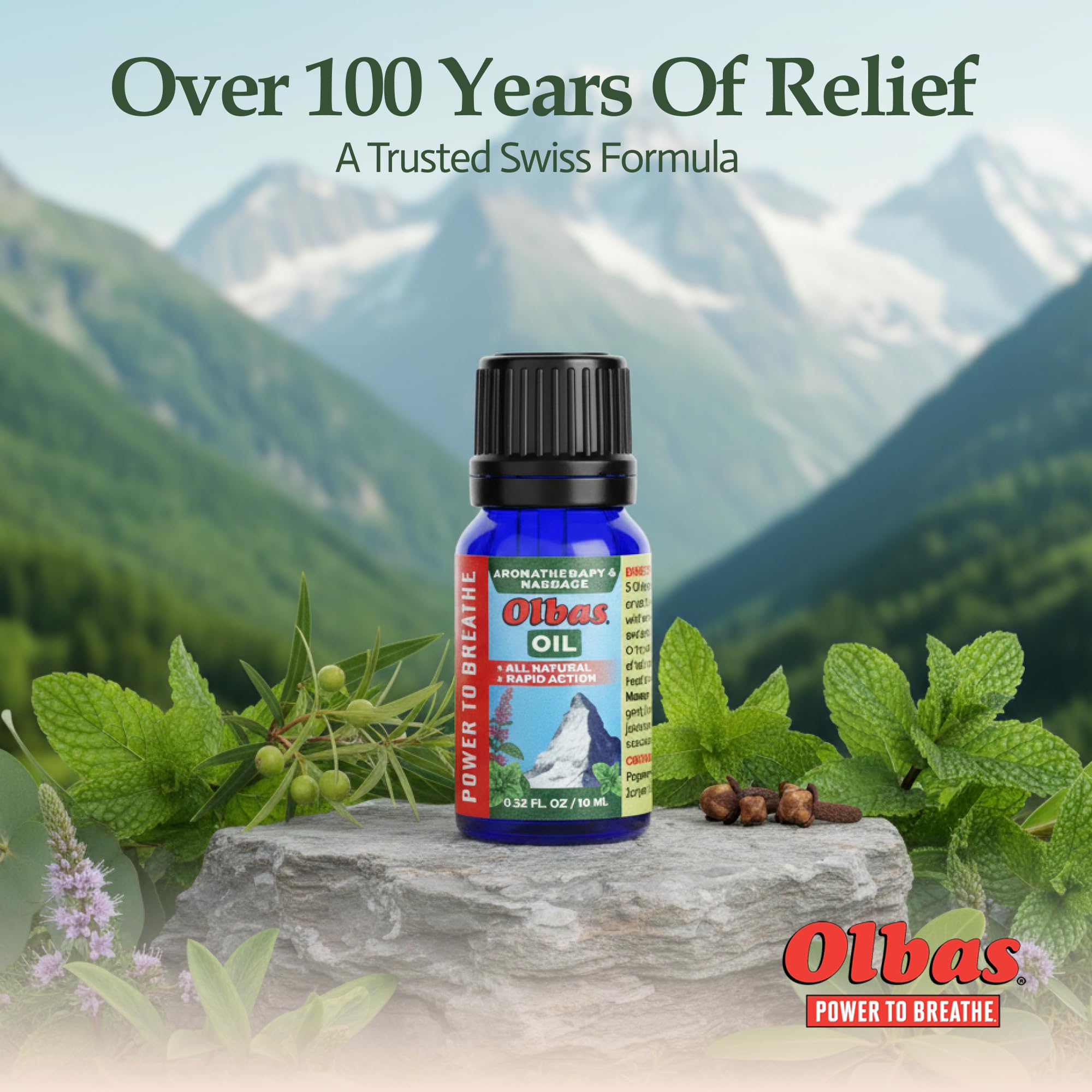 Aceite Olbas en salón de terapia creando ambiente relajante y profesional