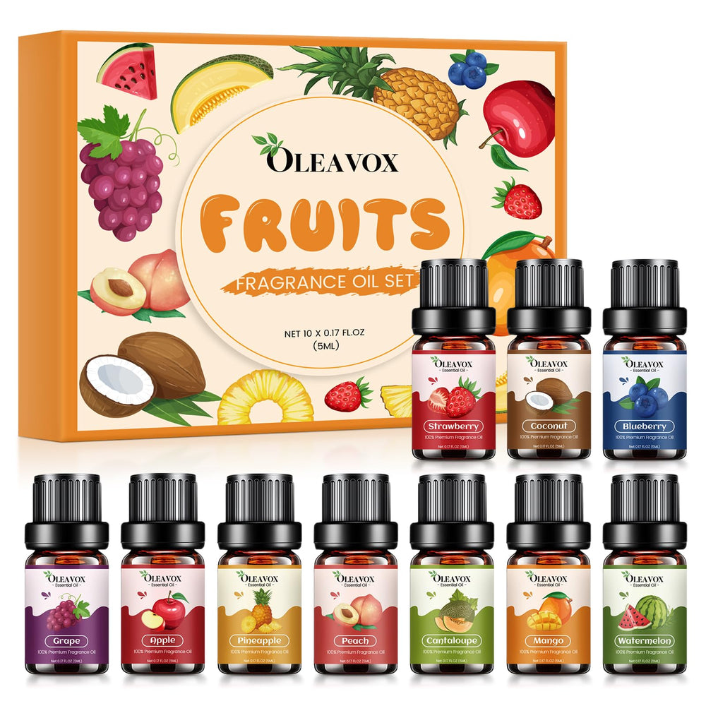 OleaVox estuche presentado listo para regalar con aromas frutales