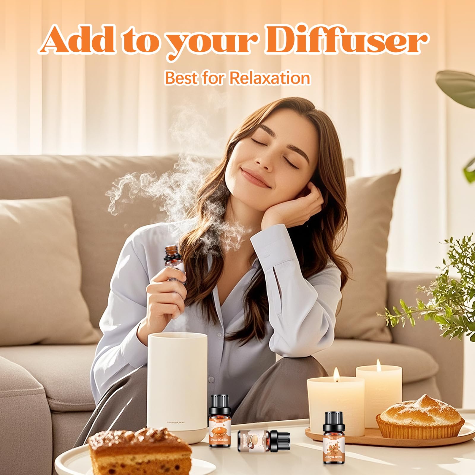 OleaVox velas artesanales hechas con las fragancias para aroma duradero