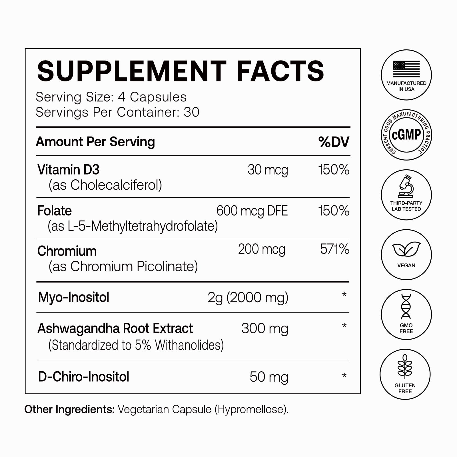 Olenphogy etiqueta nutricional en primer plano para transparencia