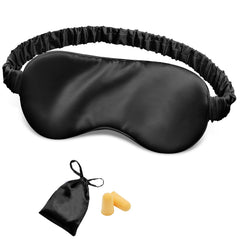 OLESILK antifaz frontal mostrando bloqueo de luz y confort