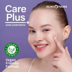 OLIVE YOUNG paquete abierto con hojas interiores, organización práctica