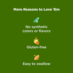 OLLY etiqueta del producto mostrando cepas y características clave