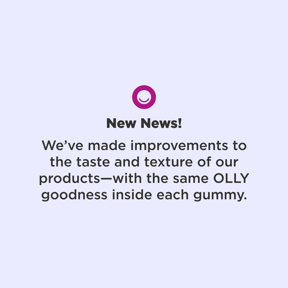 OLLY primer plano de textura de gomita, aspecto masticable y apetecible