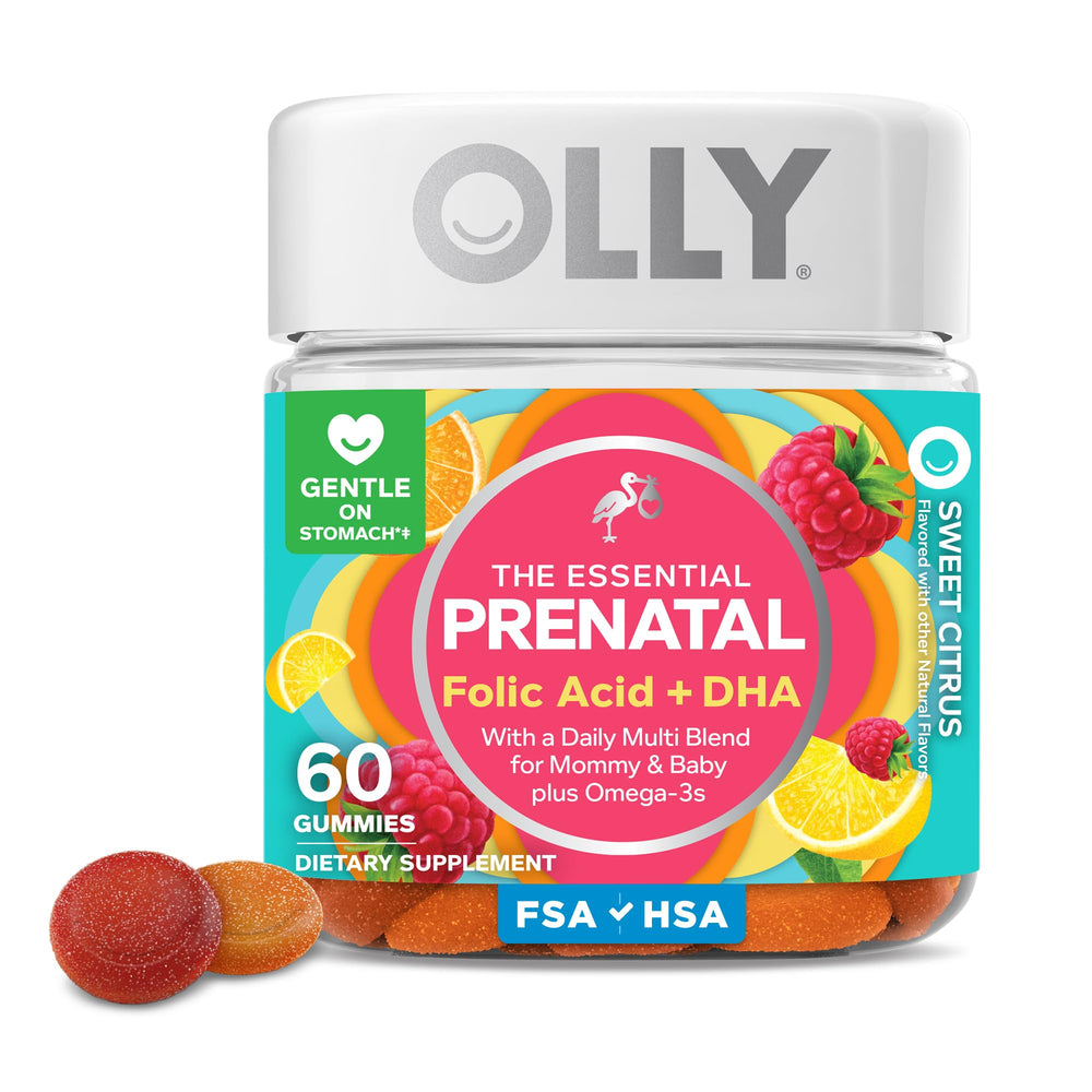 OLLY frente del empaque mostrando botella y diseño atractivo para conveniencia