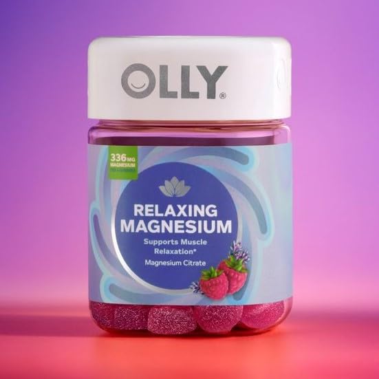 OLLY comparación de tamaño del frasco para referencia de porciones