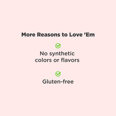 OLLY etiqueta con lista de ingredientes clara y beneficios informativos