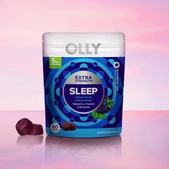 Ambiente de dormitorio con OLLY, sugiere rutina nocturna y relajación