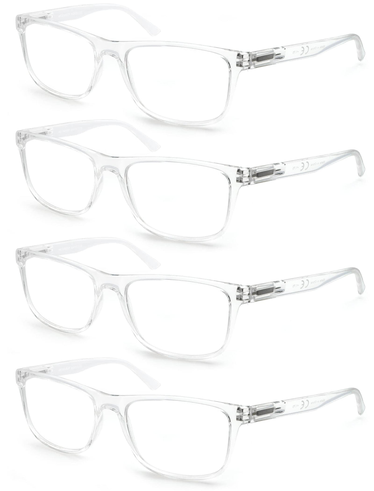 OLOMEE gafas frontal pack mostrando los cuatro pares y fundas, conveniencia inmediata