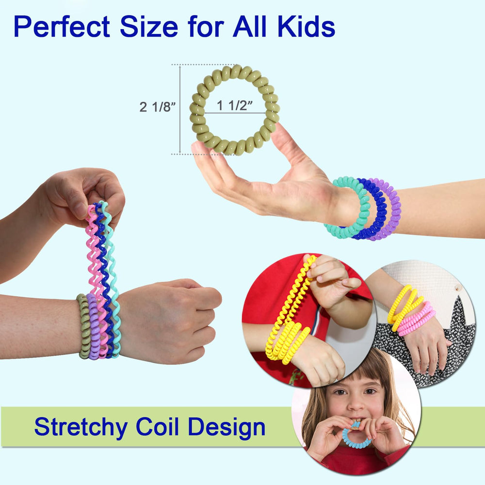Olugu pulseras en mano demostrando uso como juguete fidget práctico