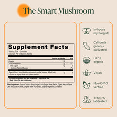 OM MUSHROOM SUPERFOOD cultivo en California, garantía de origen y calidad local