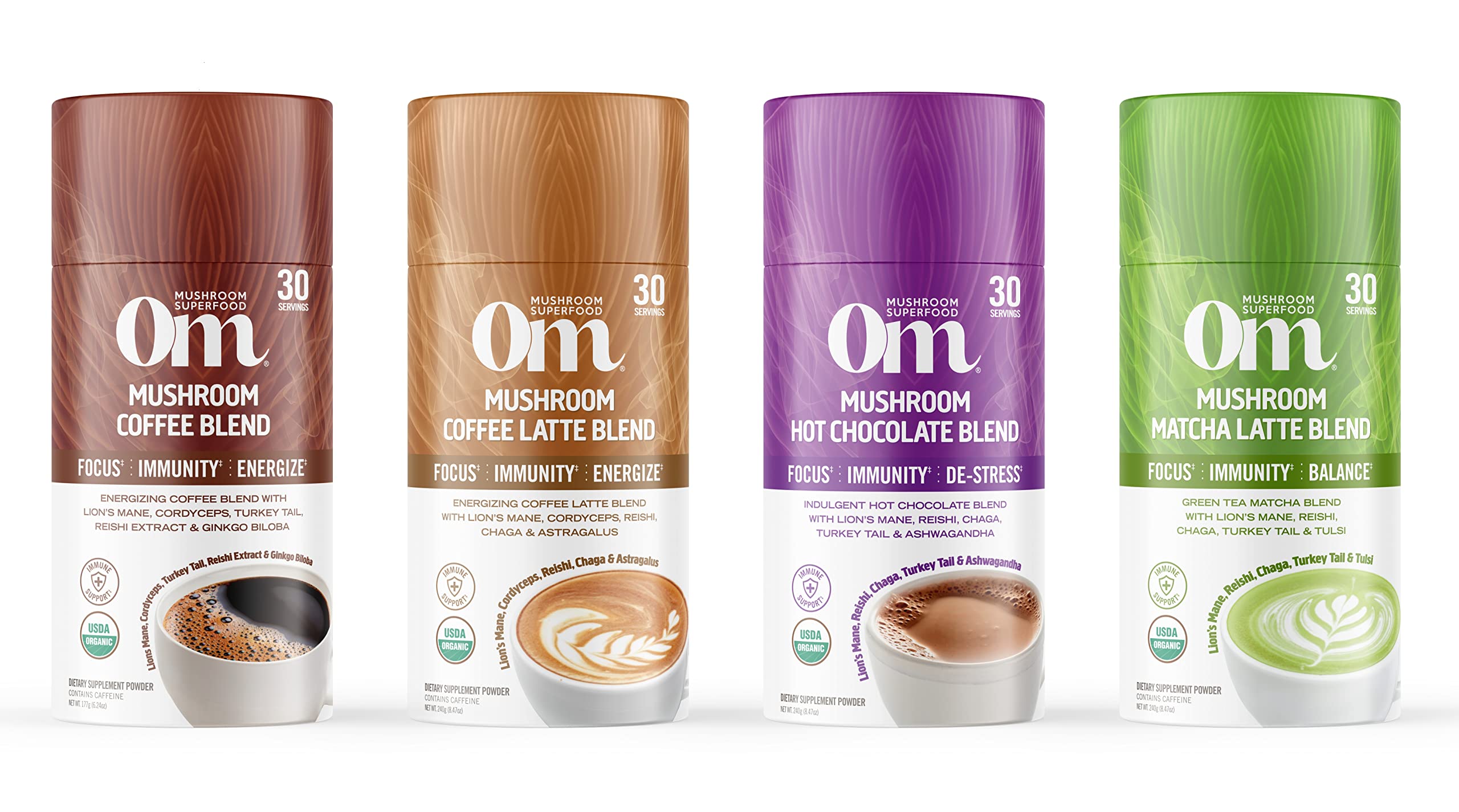 OM MUSHROOM SUPERFOOD escenario de desayuno mostrando integración diaria