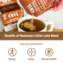 OM MUSHROOM SUPERFOOD etiqueta nutricional detalle claridad y confianza
