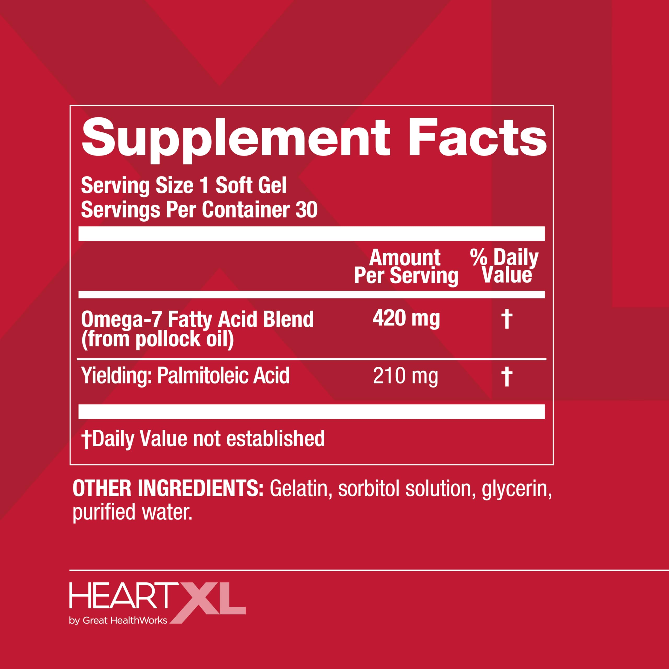 OmegaXL HeartXL botella enfocada en salud cardíaca y metabolismo