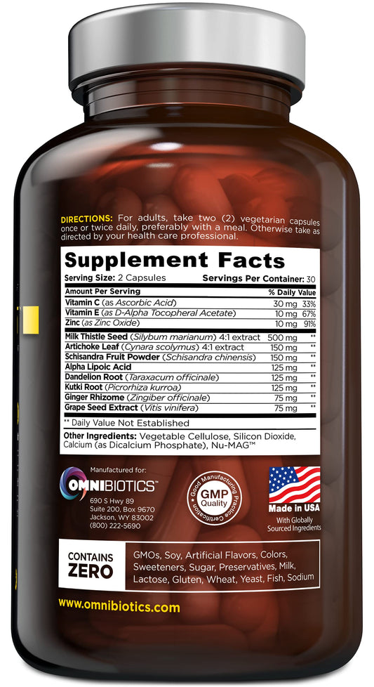 OmniBiotics cápsula detalle con textura vegana y revestimiento suave