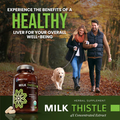 OmniBiotics etiqueta con certificaciones CCOF y cGMP visibles