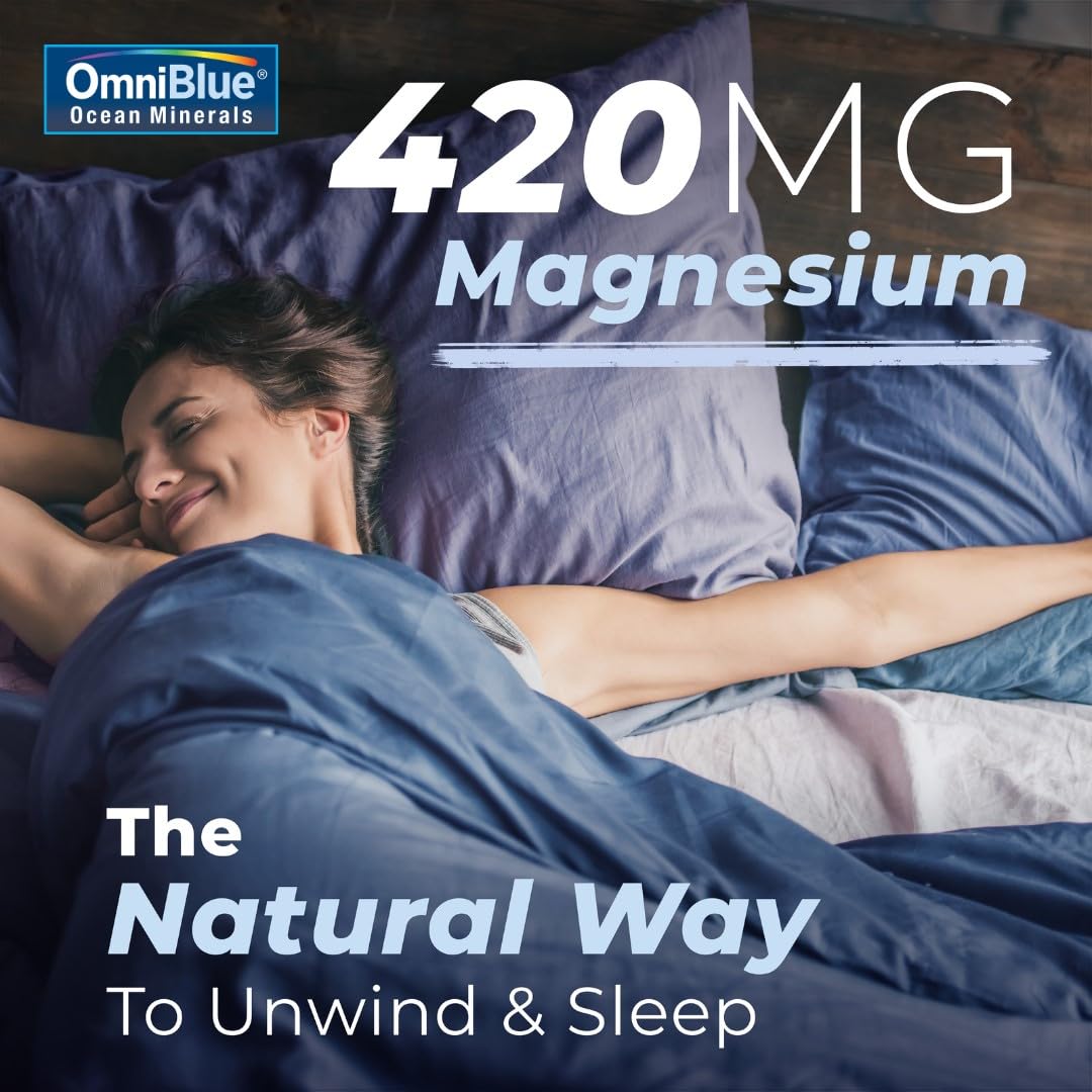 OmniBlue etiqueta nutricional visible, claridad sobre minerales incluidos