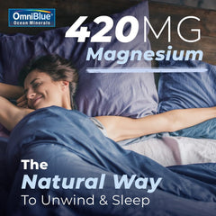 OmniBlue etiqueta nutricional visible, claridad sobre minerales incluidos