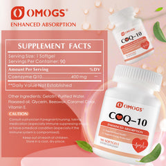 OMOGS cápsula blanda en primer plano que sugiere rápida absorción