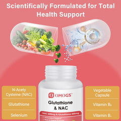 OMOGS etiqueta con información nutricional y ingredientes claves visible