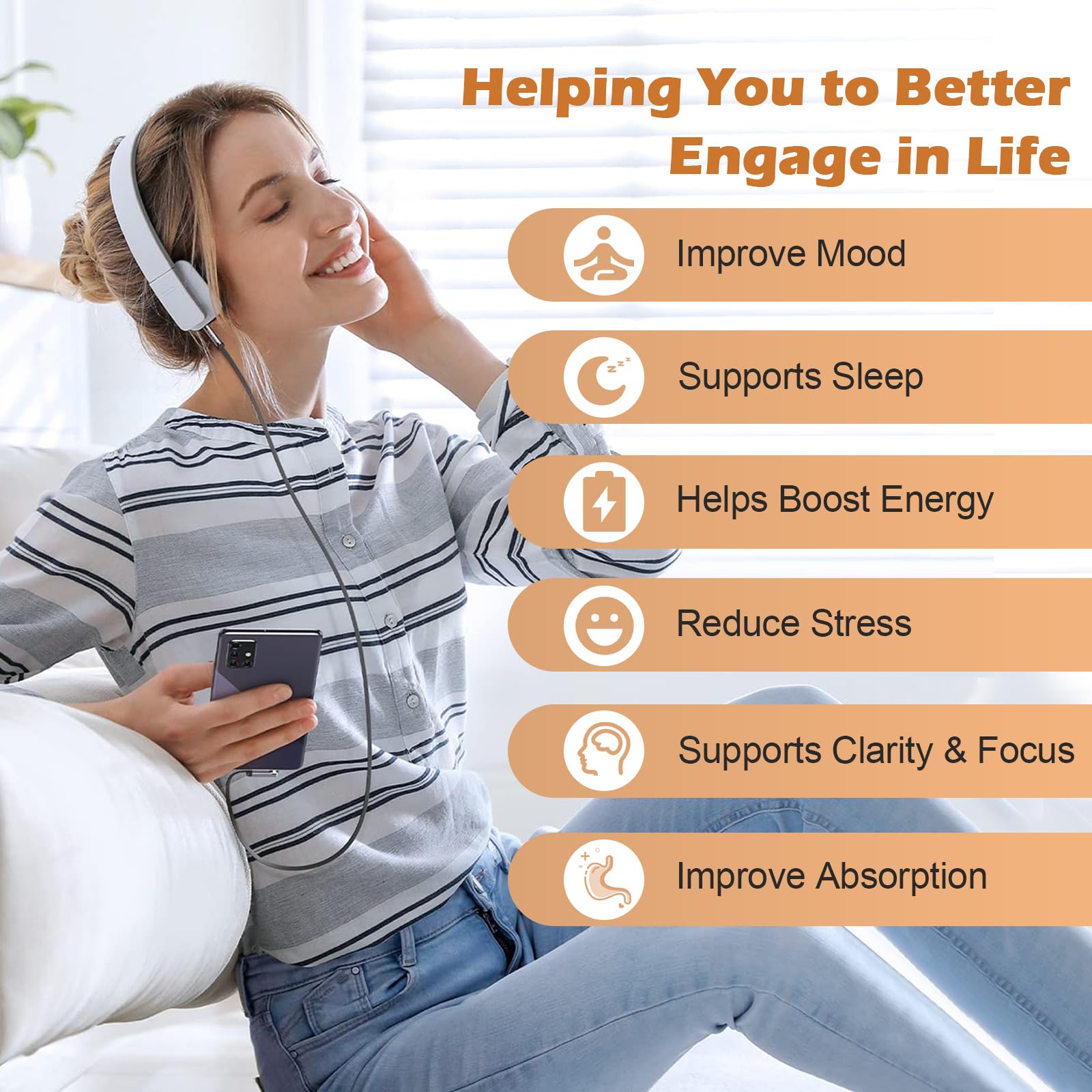 Extracto de pimienta negra en OMOGS para mejor absorción.