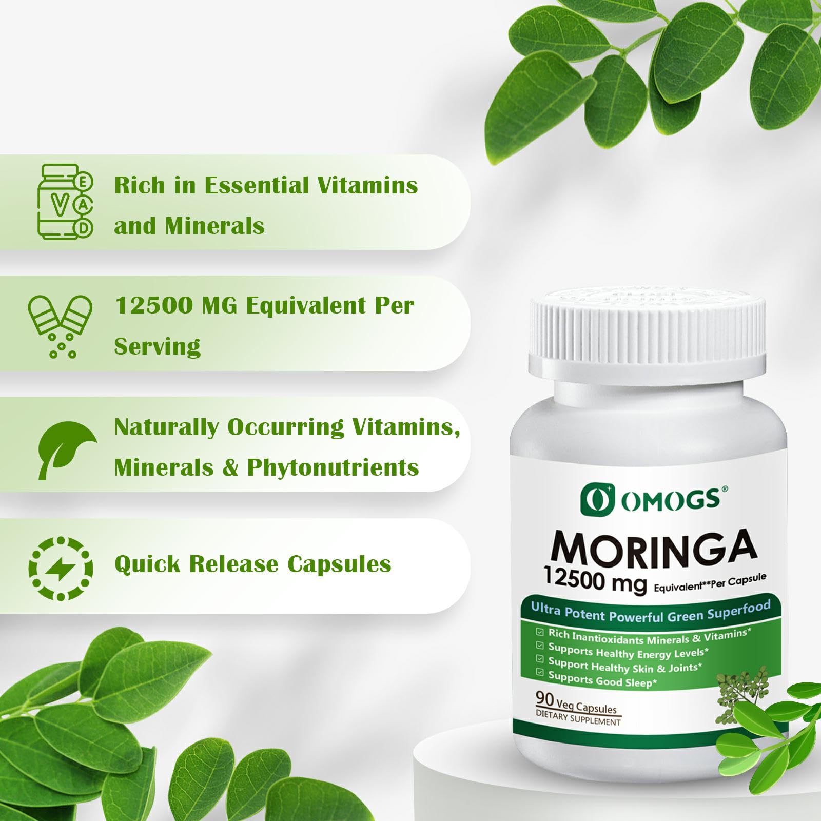 OMOGS Moringa: proceso de extracción en frío para conservar nutrientes