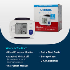 Omron pantalla y etiquetas mostrando indicador de hipertensión y claridad