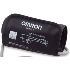 Omron detalle de textura del manguito que mejora contacto y durabilidad