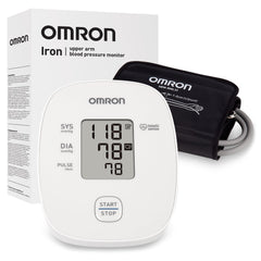 OMRON Iron vista frontal con pantalla legible y precisión