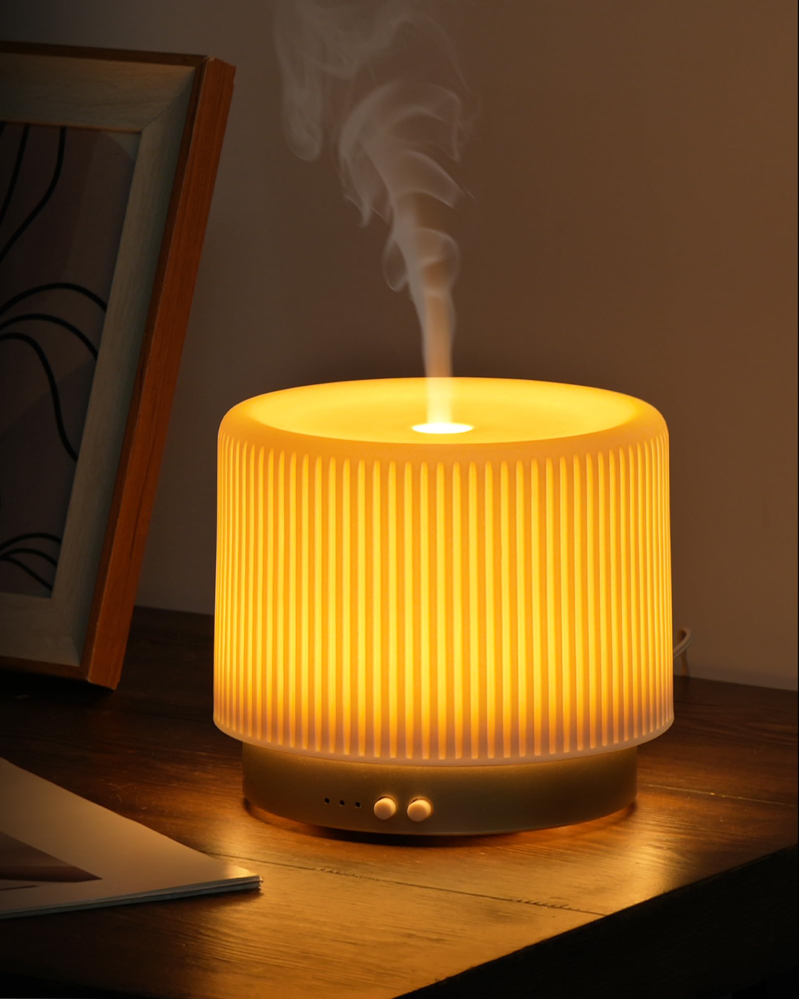 Onaboviva difusor frontal de cerámica elegante para ambientes grandes y aromaterapia