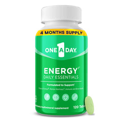 One A Day frente del envase mostrando la etiqueta y beneficios