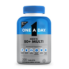 One A Day frente del envase mostrando 200 tabletas y beneficios