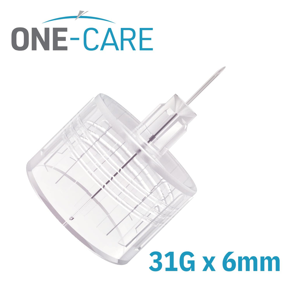 ONE-CARE comparación de escala con regla mostrando longitud 6 mm