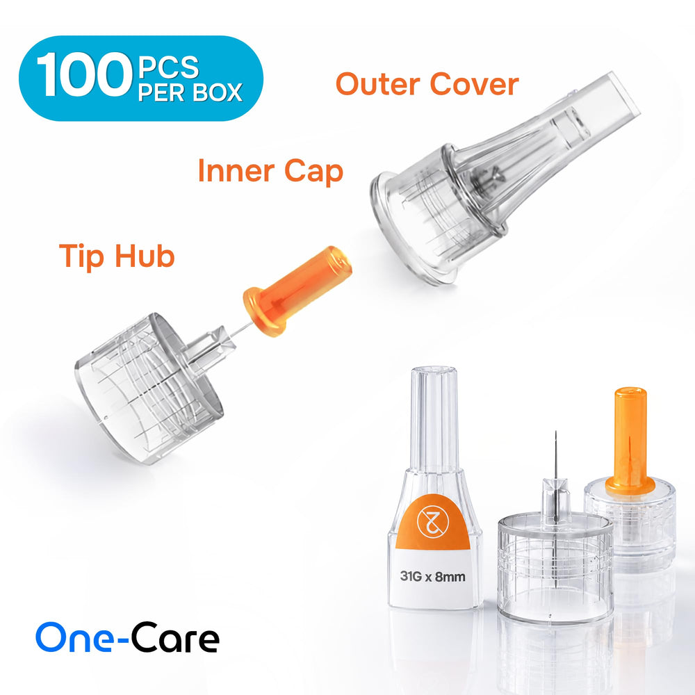ONE-CARE punta con cubierta protectora y pestaña despegable para higiene