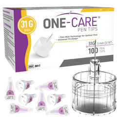ONE-CARE empaque frontal caja de 100 unidades, fácil almacenamiento