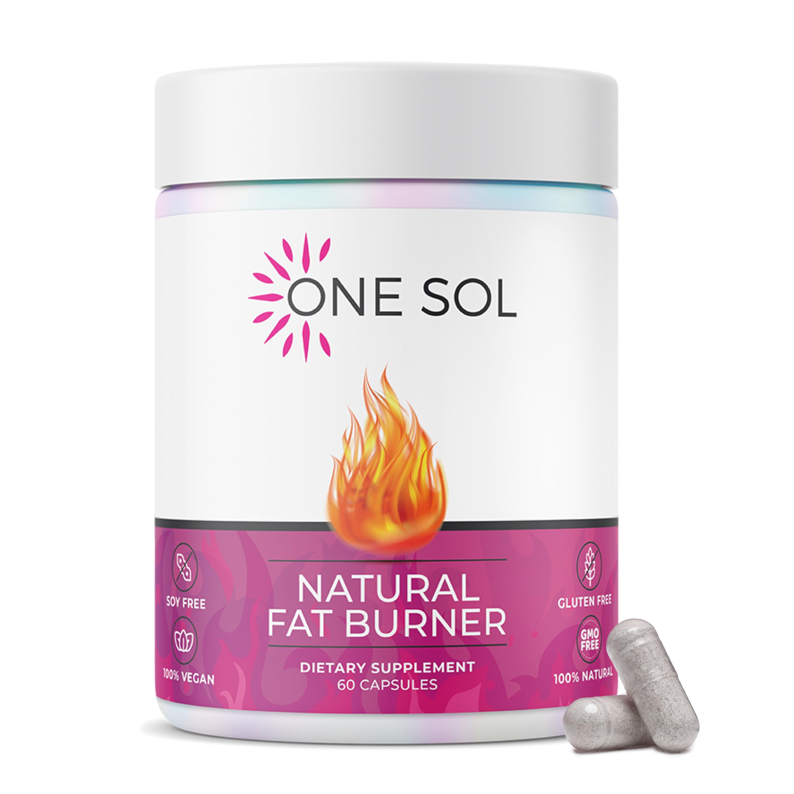 One Sol envase frontal mostrando apoyo metabólico y energía