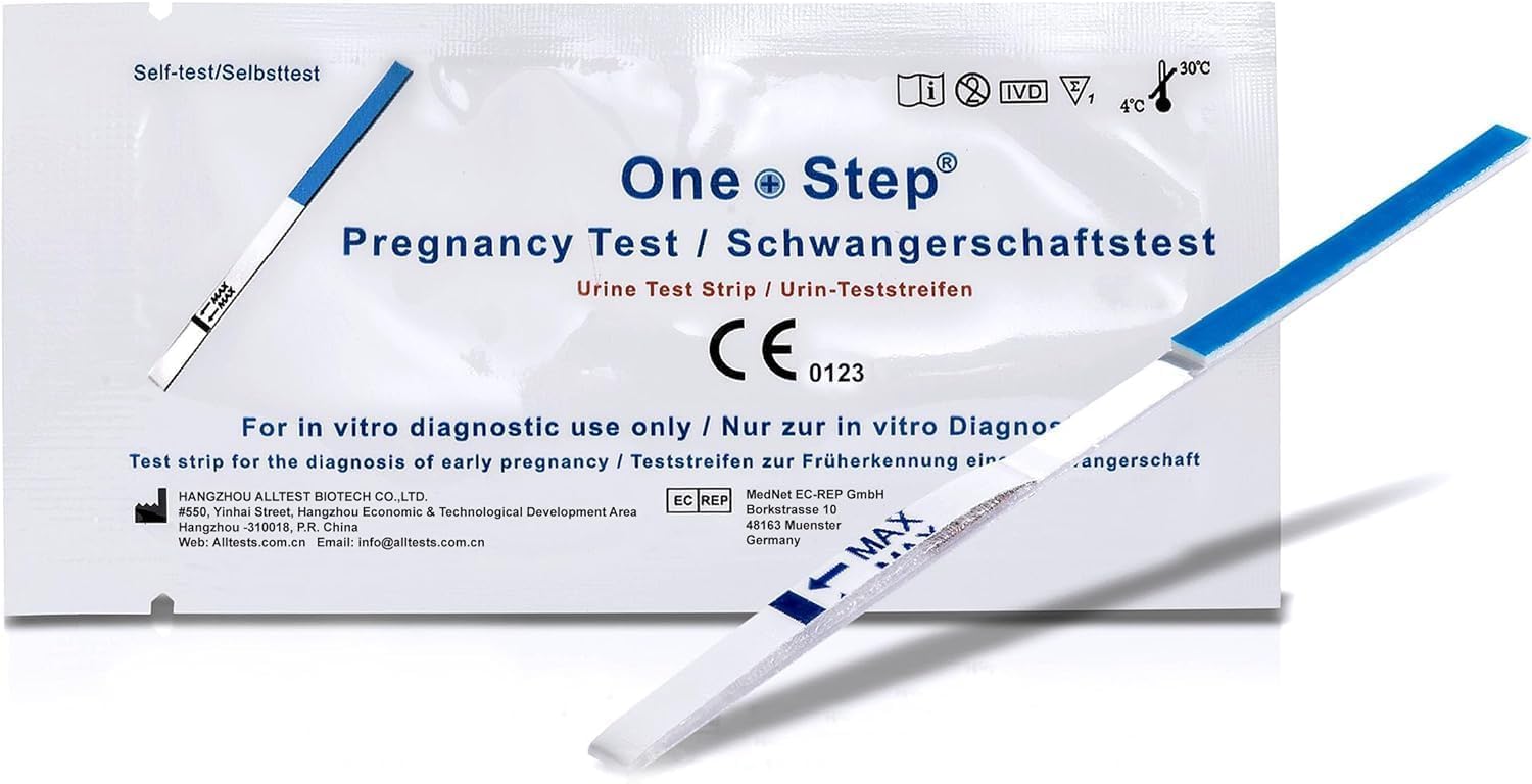 One Step empaque frontal mostrando 15 tiras y beneficio de detección temprana