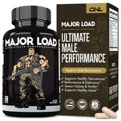 ONL Major Load frente del envase mostrando diseño y cantidad, confianza de marca