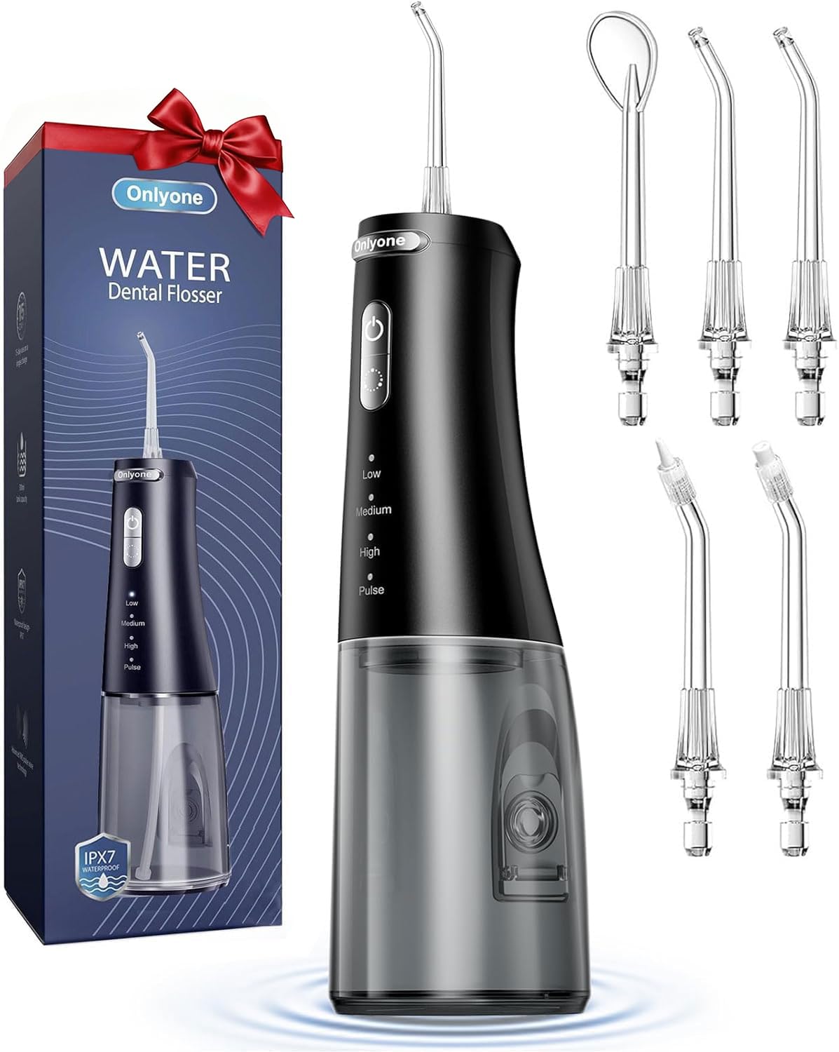 Onlyone vista frontal del irrigador con controles y diseño compacto — limpieza eficiente