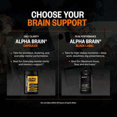 ONNIT Alpha BRAIN en escritorio profesional simboliza rendimiento laboral