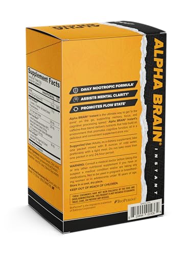 ONNIT Alpha Brain Instant, contenedor-pack, dosis cómoda para tu rutina.