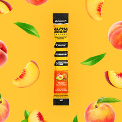 ONNIT Alpha Brain Instant en escritorio junto a laptop mostrando enfoque productivo