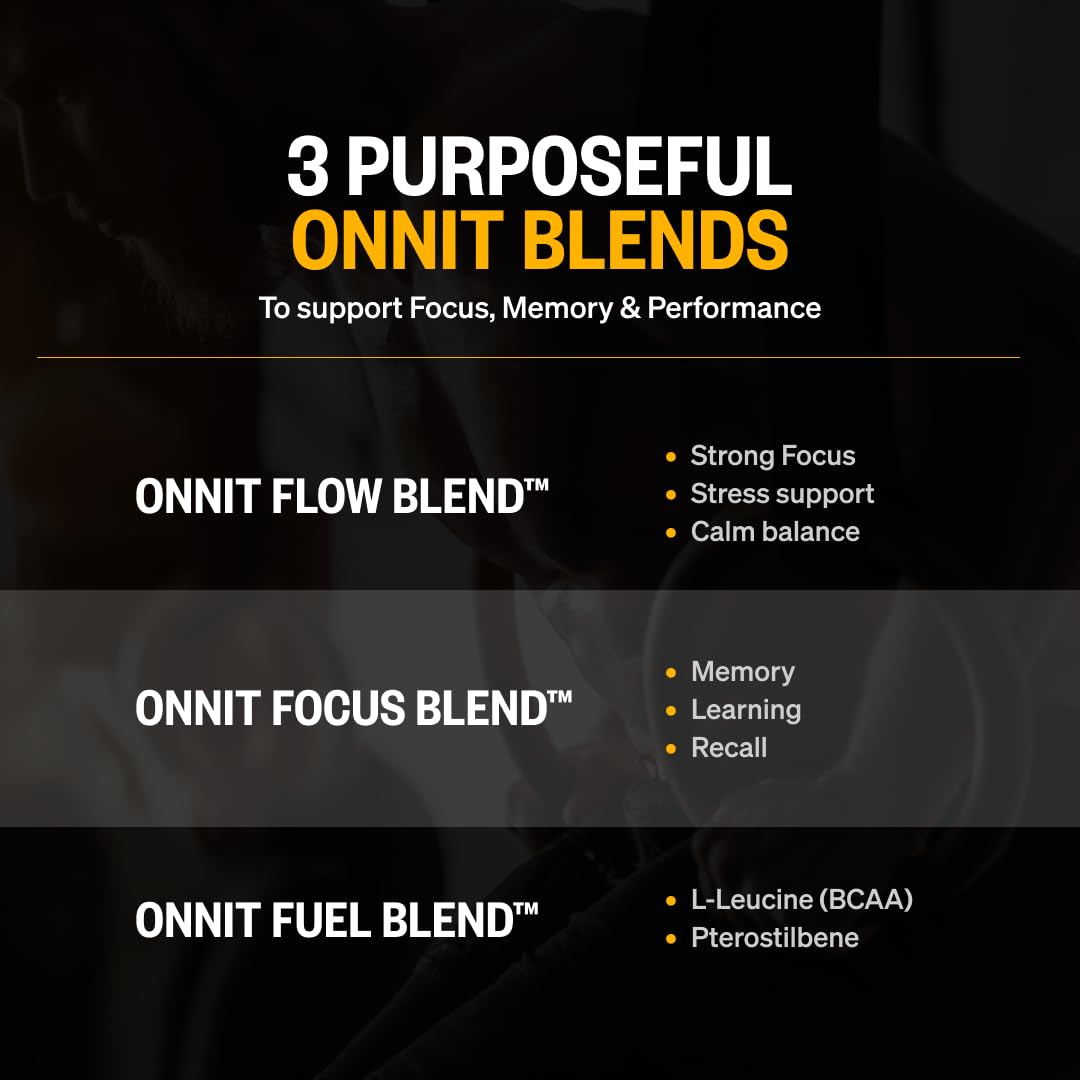 ONNIT Alpha Brain junto a regla para comparar tamaño y cantidad